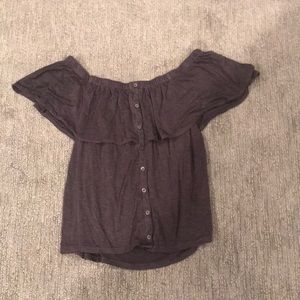 Off the shoulder shirt
